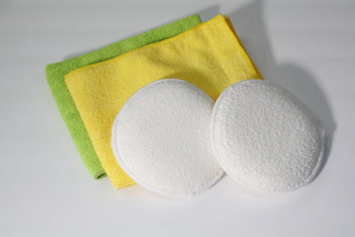 Microfiber towels and applicators
